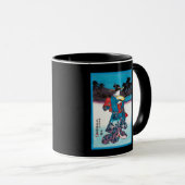 Mug Les beaux Japonais de kimono impriment le voyage (Devant droit)