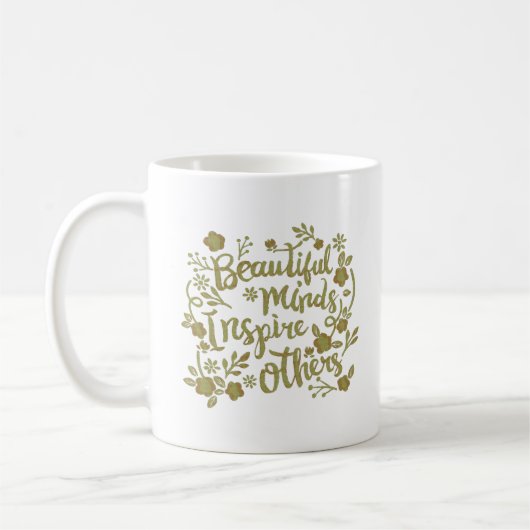 MUG LES BELLES ÂMES INSPIRENT LES AUTRES (Gauche)