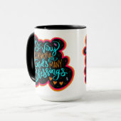 Mug Les Bénédictions de Dieu religieux Citation Inspir (Devant gauche)