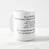 Mug Les besoins d'un MSW (Devant gauche)