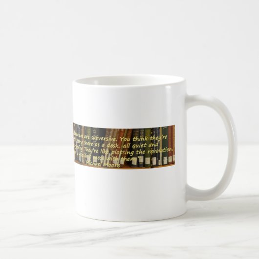 Mug Les bibliothécaires sont subversifs (Droite)