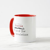 Mug Les bibliothèques sont bonnes pour votre (Devant gauche)