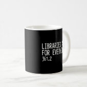 Mug Les bibliothèques sont pour tous Bibliothèque Just (Devant droit)