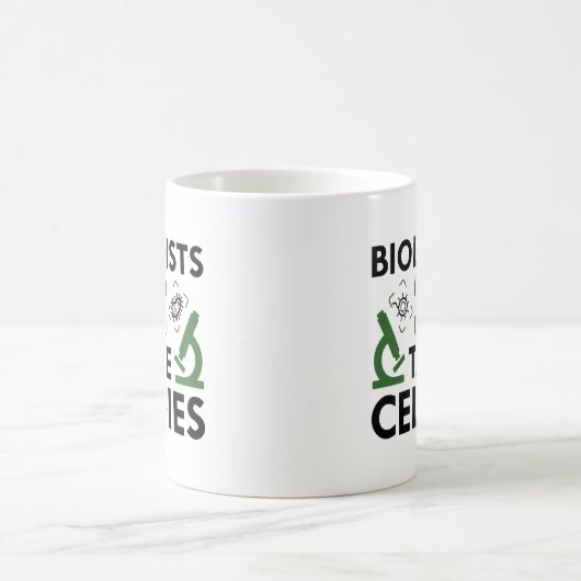 Mug Les biologistes prennent des cellules (Centre)