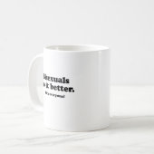 Mug Les bisexuels le font mieux (Devant gauche)
