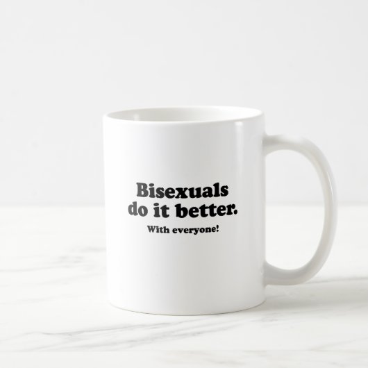 Mug Les bisexuels le font mieux (Droite)