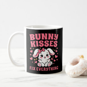 Mug Les bisous de lapin arrangent tout - Conception de