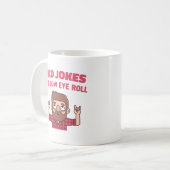 Mug Les blagues de papa sont comme je roule drôle (Devant gauche)