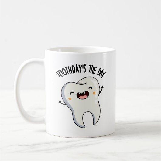 Mug Les blagues de Toothday sont le jour Funny Tooth P (Gauche)