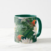 Mug Les Blancs Lotus Tropical Birds & Lotus Motif (Devant droit)