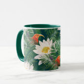Mug Les Blancs Lotus Tropical Birds & Lotus Motif (Devant gauche)