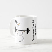 Mug Les bonhommes de neige ne devraient pas saisir la (Devant gauche)