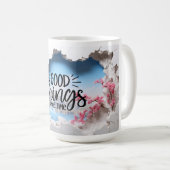 Mug Les bonnes choses prennent du temps 3D (Devant droit)