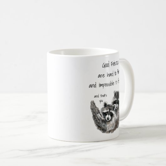 Mug Les bons amis difficiles à trouver Impossible Cita (Devant droit)