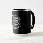 Mug Les Bons Amis Sont Comme Des Étoiles (Devant droit)