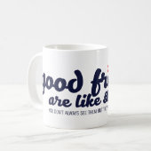 Mug Les bons amis sont comme les étoiles (Devant gauche)