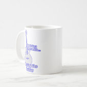 Mug Les bons jours commencent par jouer de la guitare. (Devant gauche)