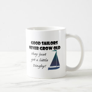 Mug Les bons marins ne vieillissent jamais, dire
