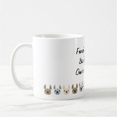 Mug Les bouledogues français sont comme des pommes (Gauche)