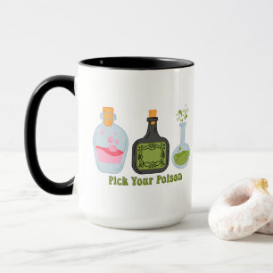 Mug Les bouteilles de potion éffrayantes ramassent vot