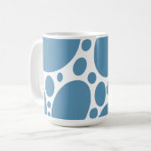 Mug Les bulles de Denim Bule (Devant gauche)
