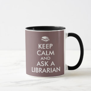 Mug Les cadeaux de bibliothécaire gardent le calme
