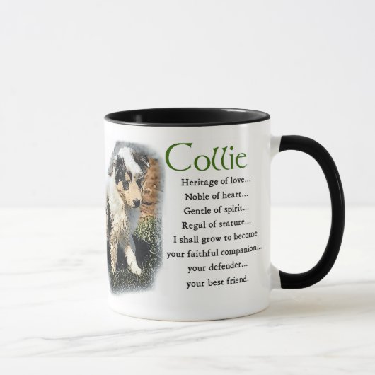 Mug Les cadeaux de Blue Merle Collie (Droite)