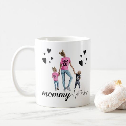 Mug Les cadeaux de jour des mères pour maman, cadeaux (Avec donut)