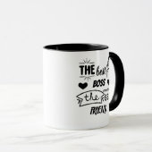 Mug Les cadeaux de Meilleur Patron font les Meilleurs (Devant droit)