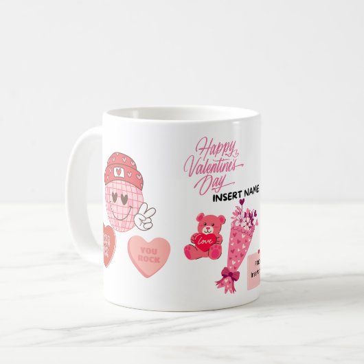 Mug Les cadeaux de Saint Valentin (Devant gauche)