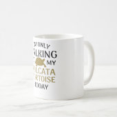 Mug Les cadeaux de Sulcata Tortoise| Louvain de la tor (Devant droit)