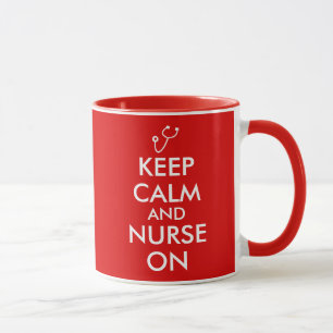 Mug Les cadeaux d'infirmière gardent le calme et