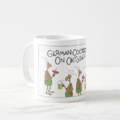 Mug Les cafards allemands à l'Oktoberfest (Devant gauche)