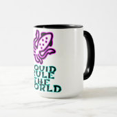 Mug les calamars dominent le monde (Devant droit)