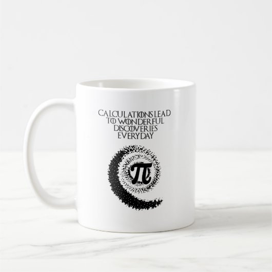 Mug Les calculs mènent à des découvertes merveilleuses (Gauche)