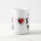 Mug Les câlins et les baisers (Centre)