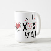 Mug Les câlins et les baisers (Devant droit)