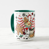 Mug Les calories de Noël ne comptent pas (Devant gauche)