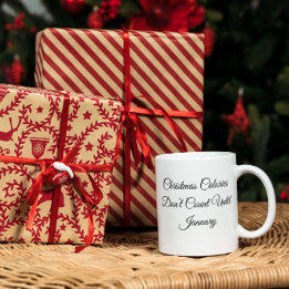 Mug Les calories de Noël ne comptent pas jusqu'à la bo