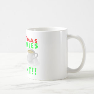 Mug Les calories de Noël ne comptent pas l'Humour drôl