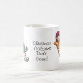 Mug Les calories de Noël ne comptent pas ! Vacances (Centre)