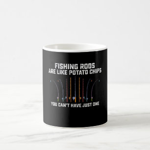 Mug Les cannes à pêche sont comme des chips, on ne peu