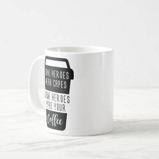 MUG LES CAPS D'USAGE DE QUELQUES HÉROS QUELQUES HÉROS (Devant gauche)