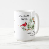 Mug Les cardinaux apparaissent quand les anges sont pr (Devant droit)