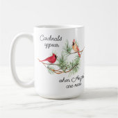 Mug Les cardinaux apparaissent quand les anges sont pr (Gauche)