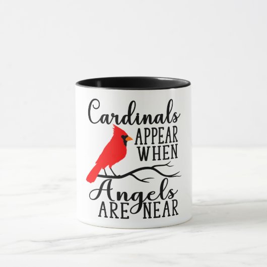 Mug Les Cardinaux Apparaissent Quand Les Anges Sont Pr (Centre)