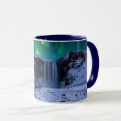 Mug Les cascades | Cascade Skógafoss (Devant droit)