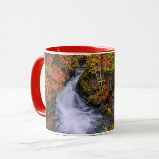 Mug Les cascades | Cascades de Faucet Nikko Japon Chut (Devant gauche)