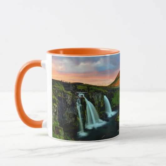 Mug Les cascades | Kirkjufell, Islande (Gauche)