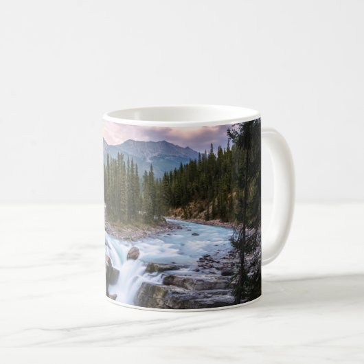 Mug Les cascades | Parc national Jasper, Canada (Devant droit)